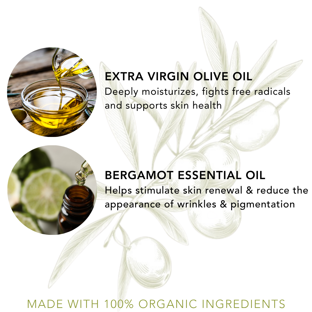 ORGANIC EXTRA VIRGIN OLIVE OIL SOAP Bergamot Té