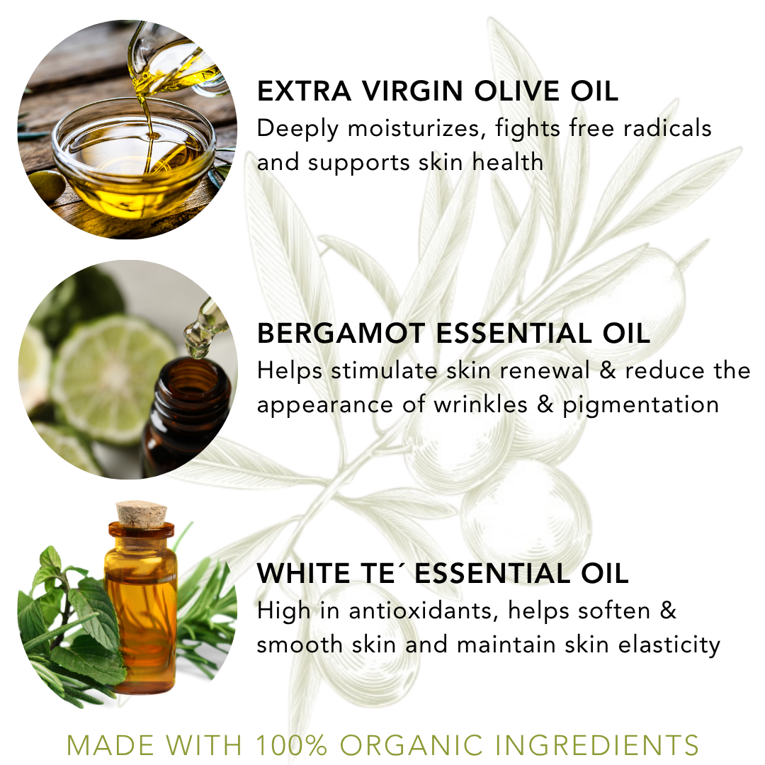 NEW - REVITALIZING BODY OIL WHITE Té, 1 oz
