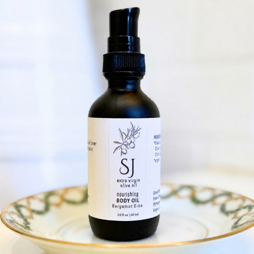 NEW - BERGAMOT ERBA NOURISHING BODY OIL , 2 oz