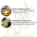 ORGANIC EXTRA VIRGIN OLIVE OIL SOAP Bergamot Té