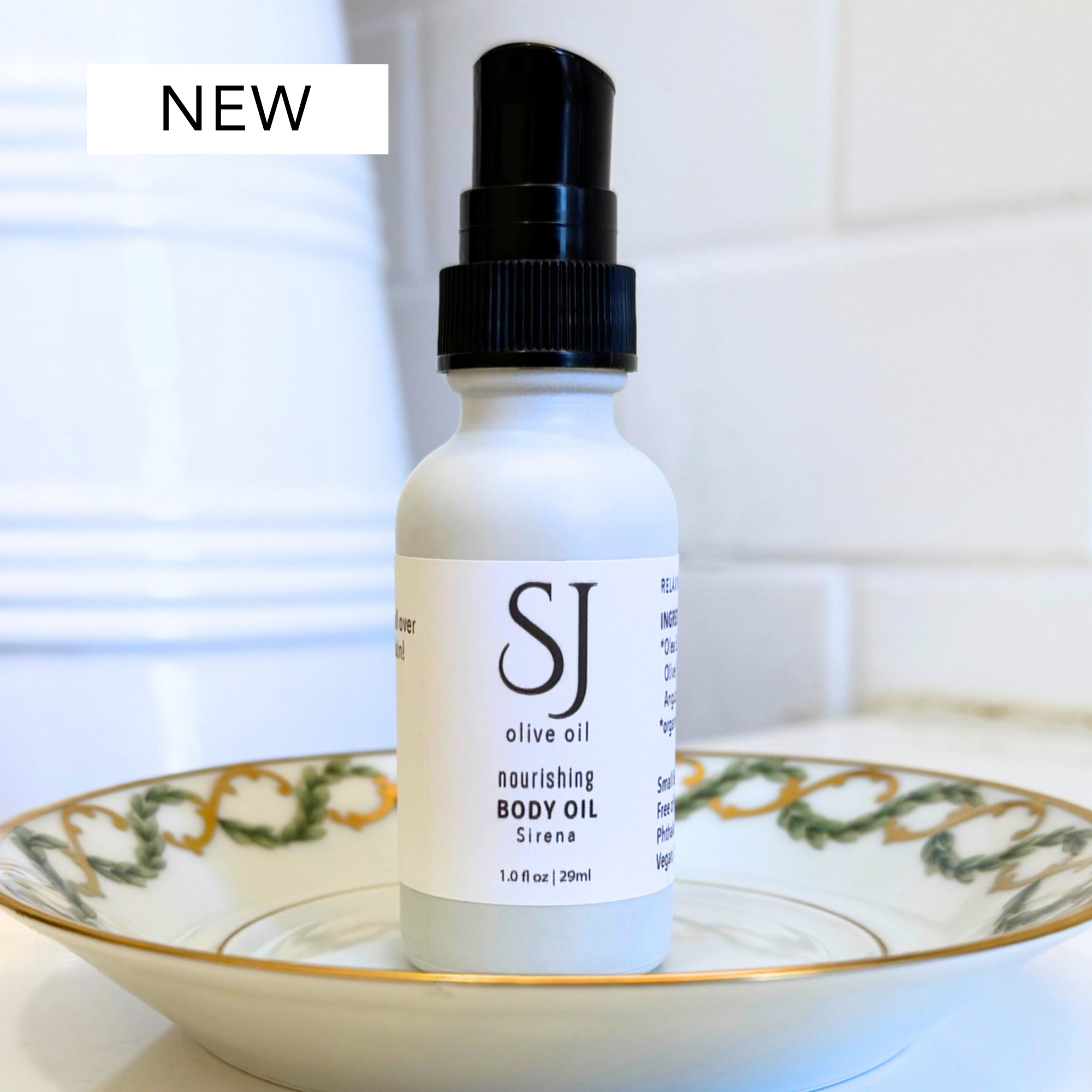 NEW -  SIRENA RELAXING BODY OIL, 1 oz